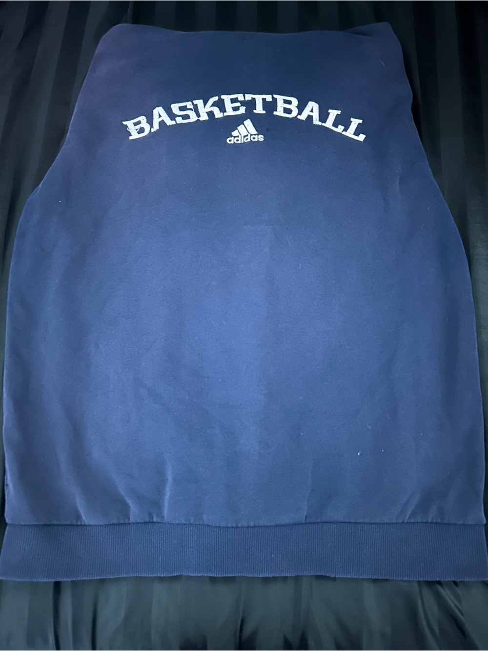 adidas Navy Basketball Logo Tee